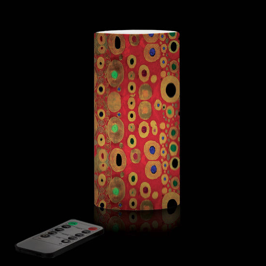 RainCaper 6 in. LED Flameless Wax Candle - Klimt "Hope II"