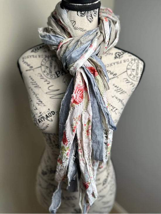 The Curated Raven Fringe Scarf - The Colors of Whimsy