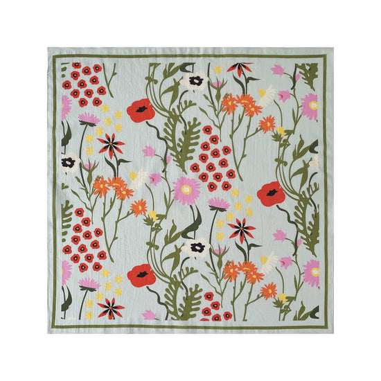 MKS America - Floral Green Series Versatile Beach Bandana Scarf Wild Rags