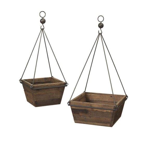 The Gerson companies Wood & Metal Planters, Choose Large or Small