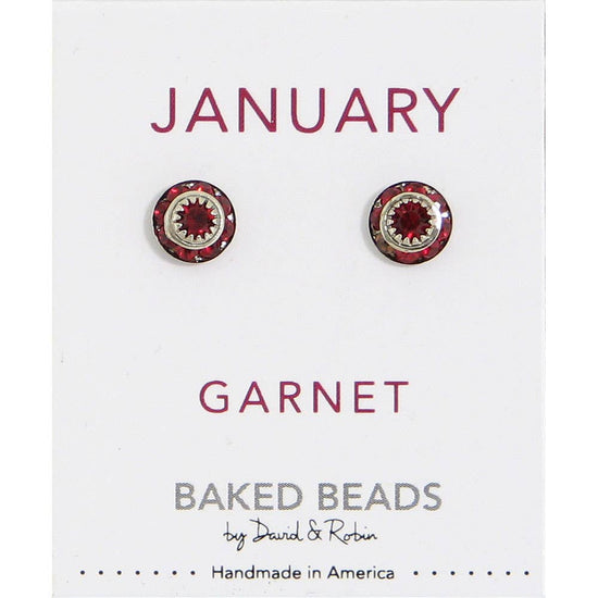 Baked Beads Crystal Disc Birthstone