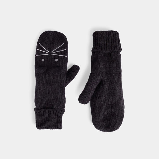 Coco & Carmen Kitty Ears Knit Mittens