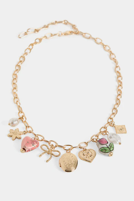Coco & Carmen Charming Blossom Locket Necklace
