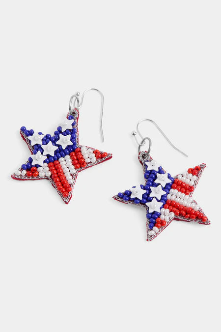 Coco & Carmen Beaded Star Earrings