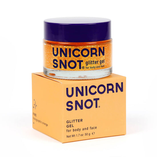 Unicorn Snot Original Glitter Gel - Fire (Orange)