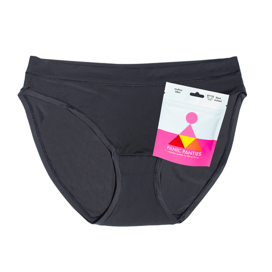 Panic Panties On-the-Go Underwear No-Show Bikini