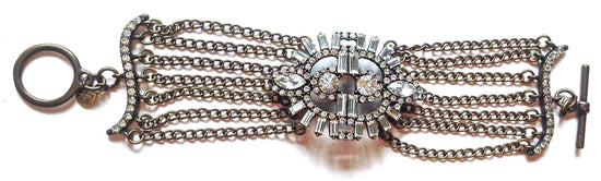 Lost and Found Deco Crystal Center & Chains