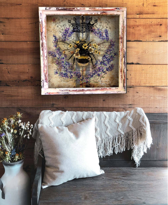TroubleMaker Trading Company - Lavender Queen Bee - Square Artwork