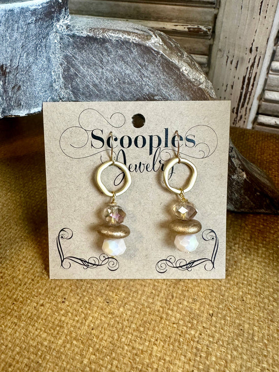 Scooples Jewelry Blushing Kiss-Earrings