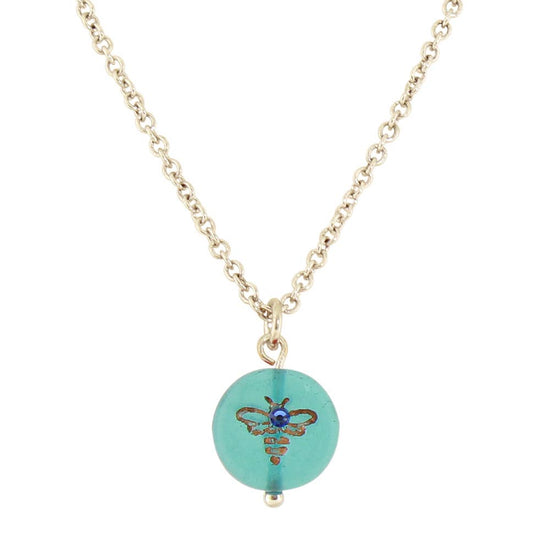 Baked Beads Bee Bead Necklace
