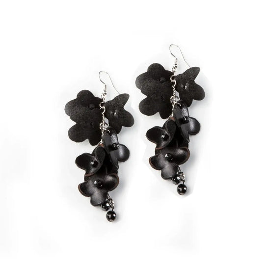 The Dark - The Infinite Ambition Leather Earrings