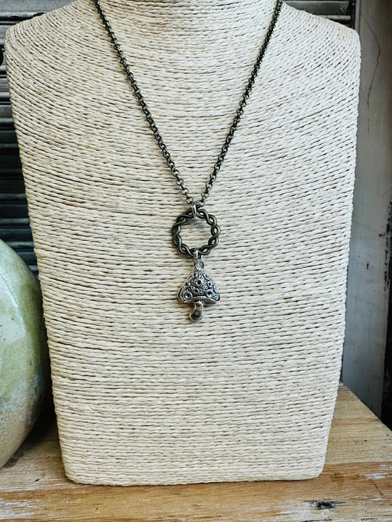Scooples Jewelry Mellow Mushroom Necklace