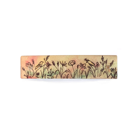 Storytime Art Studio Birds and Wildflowers Barrette