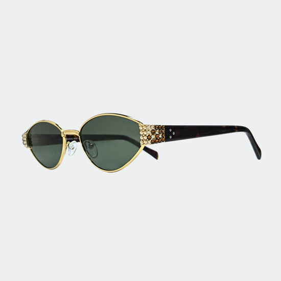 Jimmy Crystal New York - Premium Sunglasses CELOSIA - Crystal Cateye