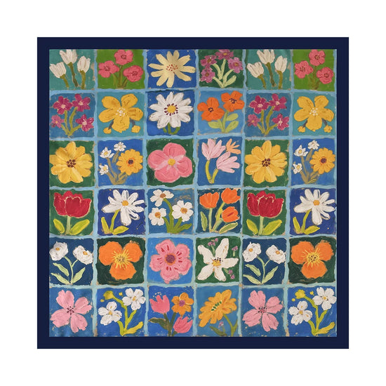 MKS America - Versatile Dopamine Patchwork Bandana Scarf Wild Rags
