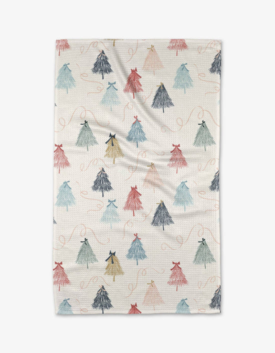 Geometry Winter Wonderland Tea Towel