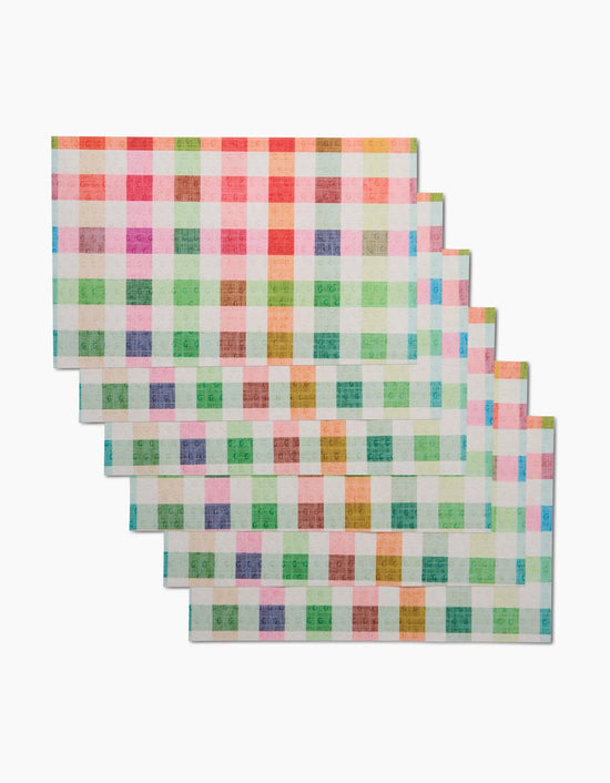 Geometry Woven Spring Plaid Not Paper Towel
