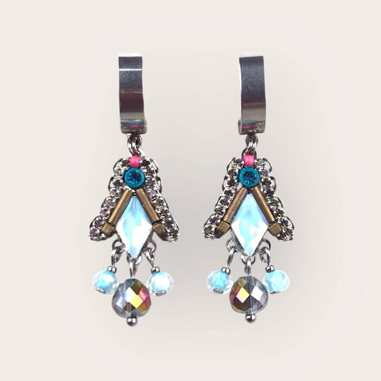 Melizi Jewelry Tulip Crystal Earrings Handmade in Spain