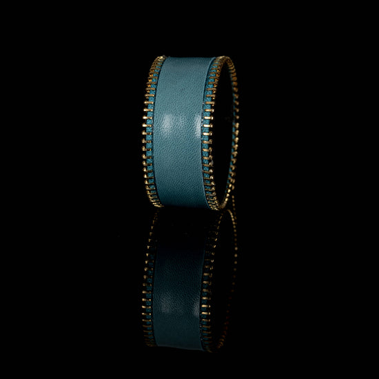 The Dark - The Sapphire Bond Leather Cuff Bracelet
