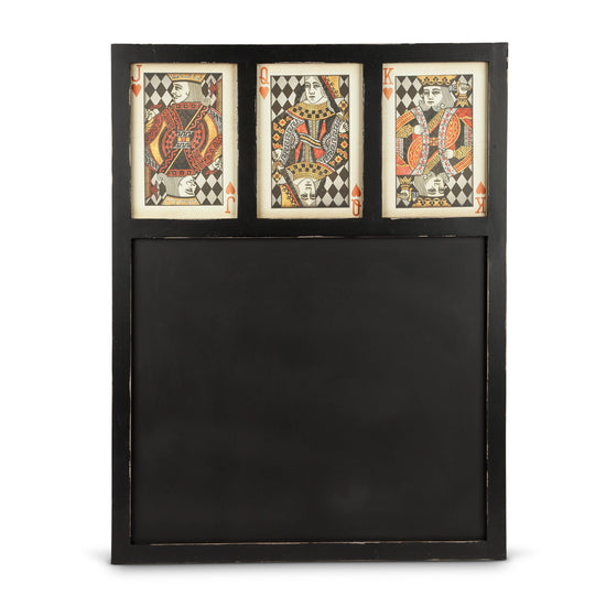 The Gerson Companies  Wood Chalkboard 3 Card 31.5"H