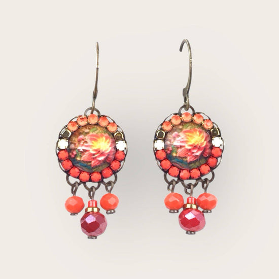 Melizi Jewlery Ekhi crystal earrings Handmade in Spain
