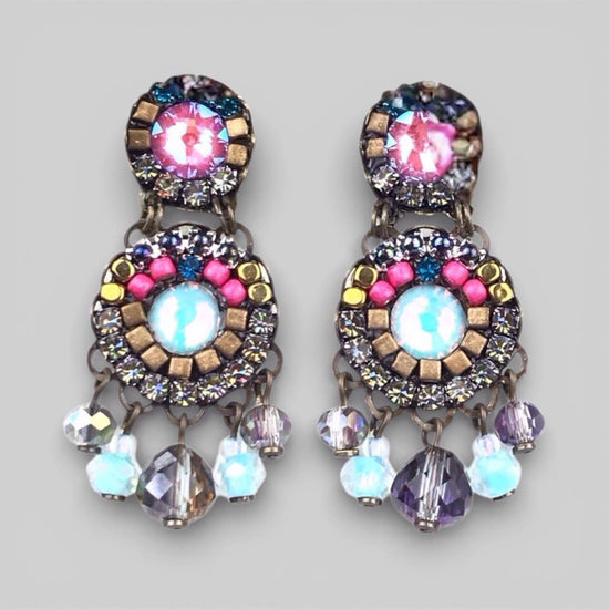 Melizi Jewelry Ingi crystal earrings Handmade in Spain