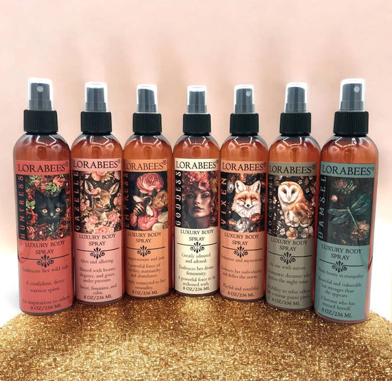 Lorabees Aura Collection 8 oz Body Spray Mists Women Empowerment Line