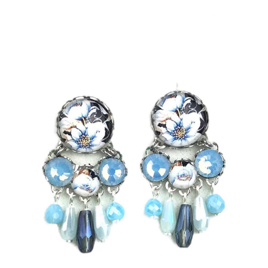 Melizi Jewelry ICEBERG CRYSTAL EARRINGS Handmade in Spain