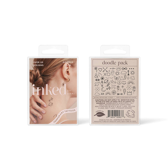 INKED by Dani - Doodle Temporary Tattoo Pack