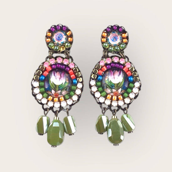 Melizi Jewelry Crystal earrings PROMESA Handmade in Spain