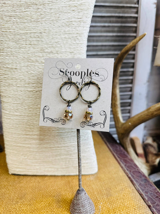 Scooples Jewelry Blushing Sea Glass - Earrings