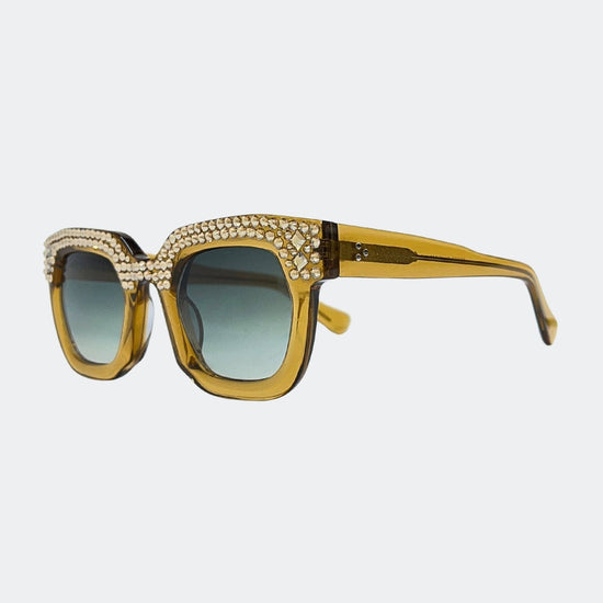 Jimmy Crystal New York - GINA - RECTANGLE CRYSTAL Sunglasses