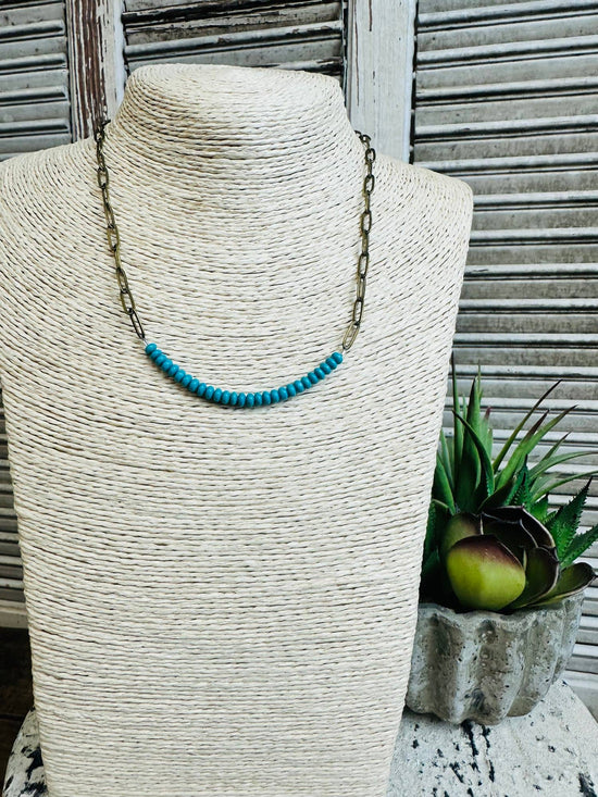 Scooples Jewelry Touch of Turquoise Necklace