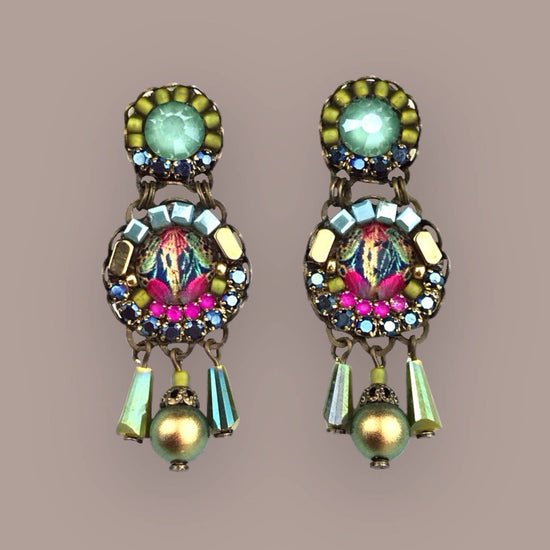 Melizi Jewelry SOFIA crystal earrings Handmade in Spain