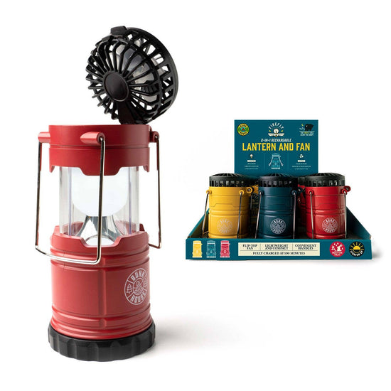 Bunk House Firefly 2-In-1 Rechargeable Lantern And Fan