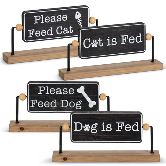 The Gerson Companies 10.9" Reverse Pet Sign Choose from Cat or Dog