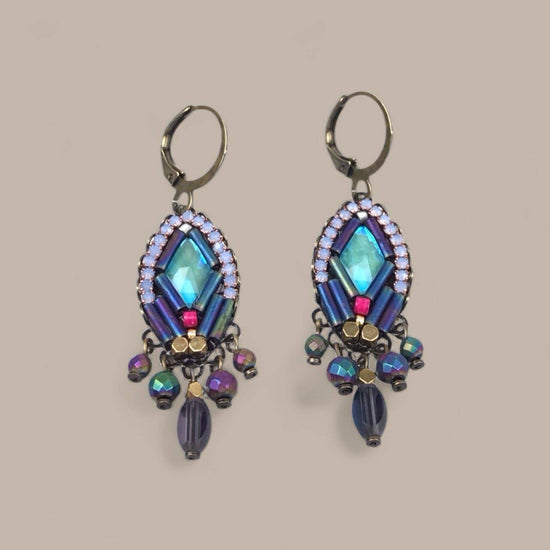 Melizi Jewelry Zafir Crystal Earrings Handmade in Spain