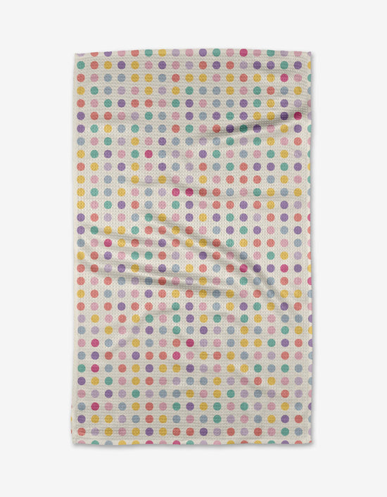 Geometry Lots of Dots Tea Towel