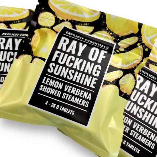 Explicit Essentials Ray of Fucking Sunshine Shower Steamers