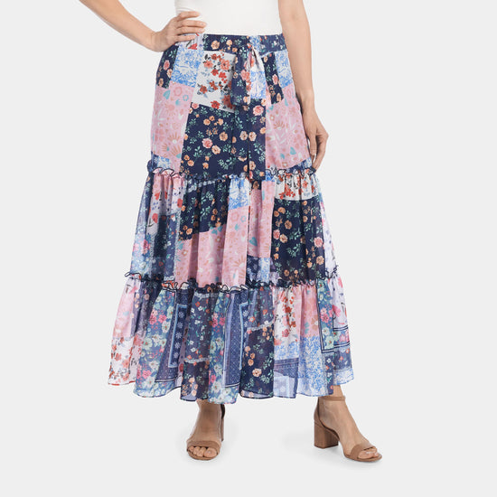 Coco and Carmen Alecia Multi Print Maxi Skirt