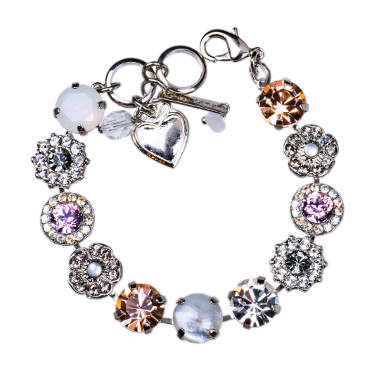 Mariana Live in Color Large Rosette Bracelet in "Ice Queen"