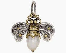 Waxing Poetic Bee Brave Honeypearl Charm