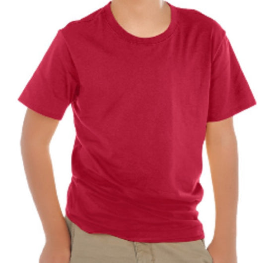 Kavio 100% Cotton Youth Short Sleeve T-Shirts Size 4-18 Warm Colors