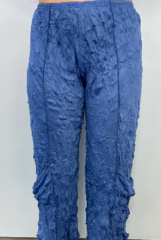 Vine Street Apparel Crinkle Crop Pant Indigo