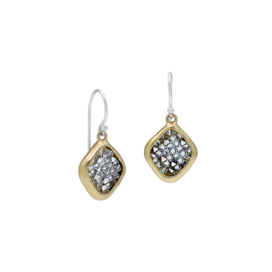 Waxing Poetic Kristal Diamond Drop Earrings