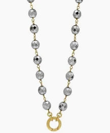 Waxing Poetic Ensemble Necklace - Bright Silver - 18"