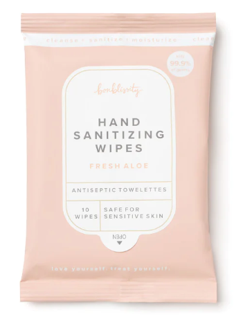 Hand Sanitizing Wipes - Fresh Aloe by Bonblissity
