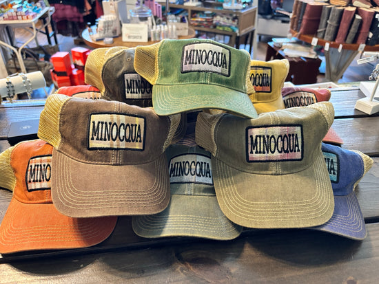 Country Weekend Fall and Winter Caps Embroidered Flannel