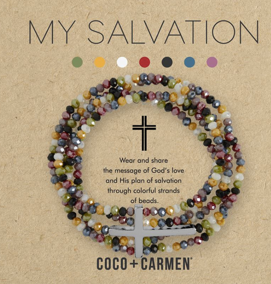 Coco and Carmen My Salvation Large Cross Bracelet