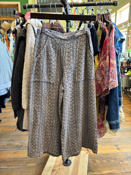 Color Me Cotton Pocketed Culotte - Platinum